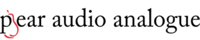 Pear Audio Analogue Logo