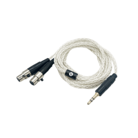 Strauss & Wagner  Soria Mini XLR to 3.5mm 8-core OFC Silver Headphone Cable variant 1