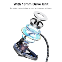 QKZ AK7 3.5mm Sports In-ear Stereo HIFI Bass Earphones for Gaming & Music variant 12