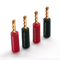Chord Company Termination Kit: 4 x 4mm gold-plated speaker connectors variant 2