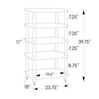 Pangea Audio Pangea Audio Vulcan Five-Shelf Audio Rack variant 2