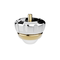 Arya Audio Labs RevOpod™ Chrome & Gold - White Delrin® variant 1