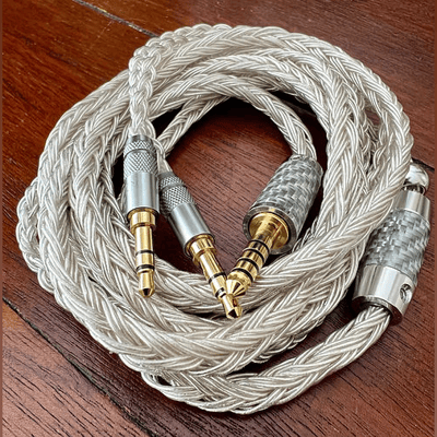 JM Audio Editions Silverhead 6n occ 1.5m Silver Plated Copper TRRS 4.4mm