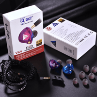 QKZ VK4 Wired Ear buds HiFi Metal Stereo Bass Earphone variant 15