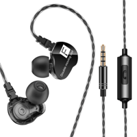QKZ CK9 Subwoofer HiFi Sports Dual Driver Earphone variant 3