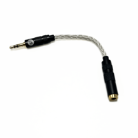 Strauss & Wagner  SW-4435A 4.4mm Female to 3.5mm Male 8-Core Silver Adapter variant 3