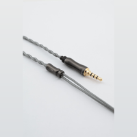 Tipsy Premium 1.5 m Cotton-Wrapped Silver-Plated IEM Cable + Built-In Mic & Controls variant 5