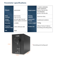 FX Audio L07 HIFI XLR Balance 200W+200W Power Amplifier  BTL 400W variant 4