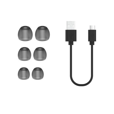 Nagaoka Spare parts: Ear tips and charging cables for earphones