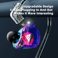 QKZ AK6 Pro HiFI Dual Bass Detachable Wired Earphone for Gamers variant 8