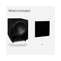 Fluance DB10 10-inch Low Frequency Ported Front Firing Powered Subwoofer variant 9