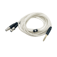 Strauss & Wagner  Porto Mini XLR to 4.4mm Balanced 8-core OFC Silver Headphone Cable variant 3