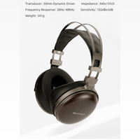 Sivga Audio Peng HiFi Dynamic Driver Closed-Back Wood Headphone variant 21