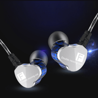 QKZ F910 In-Ear Subwoofer Earphones with Dual Dynamic Drivers & Mic variant 3