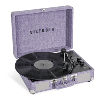 Victrola Journey+ Suitcase Record Player - Linen Purple variant 1