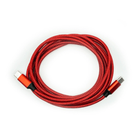 JDS Labs Braided Red USB C-C Cable variant 3