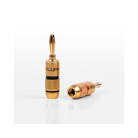 Fluance Banana Plug, Double Screwed 24K Gold-Plated Color-Coded Connectors variant 2