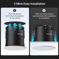 Arylic CK30C 3" 60W Coaxial HD In-ceiling Speaker variant 8