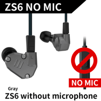 QKZ KZ ZS6 Balanced Armature HiFi DJ Bass Audio Sport Earphones variant 8
