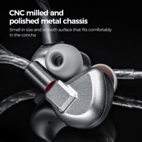 LETSHUOER S12 - 14.8mm planar Driver Hi-Fi earphones IEM In Ear Monitors variant 4