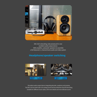 FX Audio DAC-A10 LDAC Bluetooth 5.1 QCC5125 6N3 dac tube preamplifier headphone amplifier variant 6