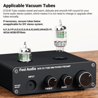 Fosi Audio Fosi Audio Box X3 Bluetooth Vacuum Tube Phono Preamp variant 6