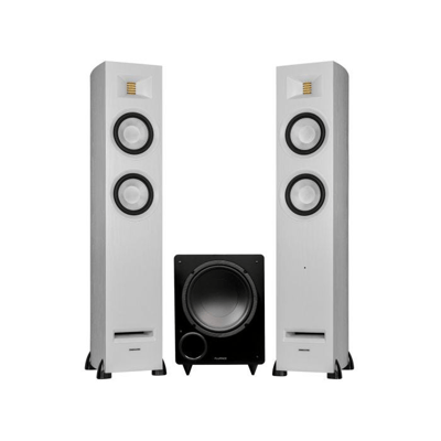 Fluance Ri91 Powered Floorstanding Tower Speakers and DB10 Powered Subwoofer