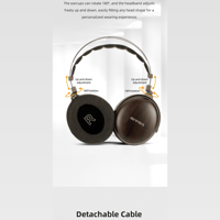 Sivga Audio Peng HiFi Dynamic Driver Closed-Back Wood Headphone variant 18