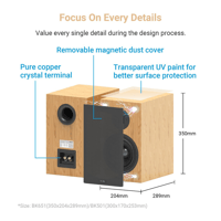 Arylic BK501/651 2 Way Bookshelf Speakers variant 7