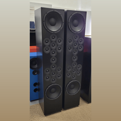 Tekton Design 1 pr. Moab w/Be center tweeter w/upgrades black finish $6000 delivered