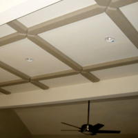 ASC Acoustic Coffered Ceiling variant 5