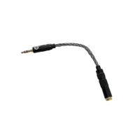 Strauss & Wagner  SW-4435A 4.4mm Female to 3.5mm Male 8-Core Silver Adapter variant 1