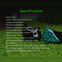 AFUL AFUL Performer 5+2 / Performer 7 2DD+4BA+1Micro Planar In-Ear Earphone variant 22