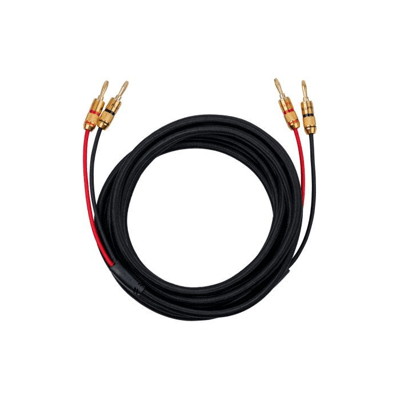Fluance High-Fidelity 12 Gauge Speaker Wire with Dual Gold-Plated Banana Plugs