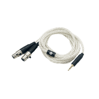 Strauss & Wagner  Elvas Mini XLR to 2.5mm Balanced 8-core OFC Silver Headphone Cable variant 1
