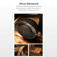 Sivga Audio Peng HiFi Dynamic Driver Closed-Back Wood Headphone variant 12