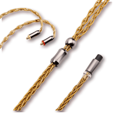 Kinera Kinera Gleipnir 6N OCC Headphone Cable Premium Upgrade Cable - Gold Plated 2.5/3.5/4.4mm Plugs, 0.78 2pin MMCX for HiFi IEMs