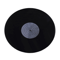 LUDIC Acrylic LP Slip Mat Black variant 1