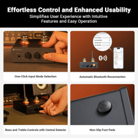 Fosi Audio Fosi Audio GR40 Tube DAC Headphone Amp Preamp variant 6