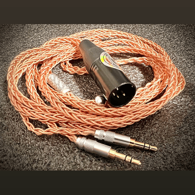 JM Audio Editions “Copperhead" 7n OCC 2m (6.5ft) 4 pin XLR