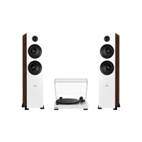 Fluance RT81 Elite High Fidelity Vinyl Turntable with Ai81 Elite Powered 2-Way Floorstanding Tower Speakers variant 1