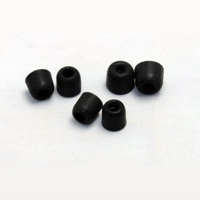 Dekoni Audio Memory Foam Isolation Earphone Tips Black 4.9mm Mercury variant 1