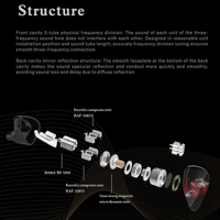 Kinera Kinera Norn-4BA+1DD Hybrid IEMs In Ear Earphones with 0.78mm2pin Detachable Cable audiophile Headset for HiFi Music Headphone variant 8