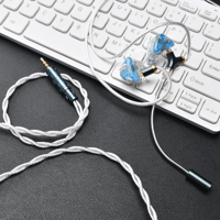 Kinera Kinera Gramr Pro Earphone Upgrade Cable Detachable Boom Mic 3.5mm 4.4mm Plug 0.78mm 2Pin/MMCX IEMs For Gaming Calling Headset variant 5