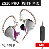 QKZ KZ ZS10 Pro Super HIFi 4BA+1DD Music Earphones variant 9