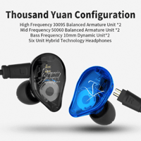 QKZ KZ ED16 Earphone Balanced Armature Heavy Bass variant 5