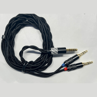 SJY Audio Balanced 4.4mm to dual 3.5mm cable (Horizon Closed Carbon) variant 1