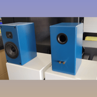 Tekton Design 1 pr. Aspen Monitors – Blue Finish w/grilles – $400 Delivered variant 2