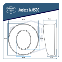 Dekoni Audio Elite Series Replacement Earpads for Audeze MM500 & LCD-5 variant 16