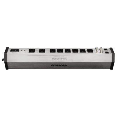 Furman 15A 8 Outlet Surge Suppressor w/SMP, LiFT, EVS and 2 Filtered Banks (PST-8D)